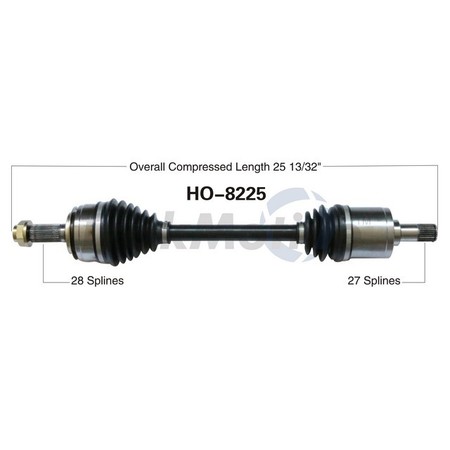 SURTRACK AXLE Cv Axle Shaft, Ho-8225 HO-8225